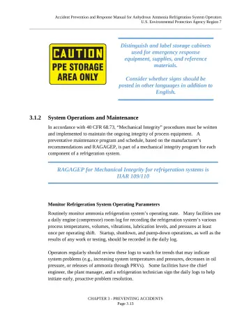 Page 27: Distinguish and label storage cabinets used for emergency response equipment, supplies…