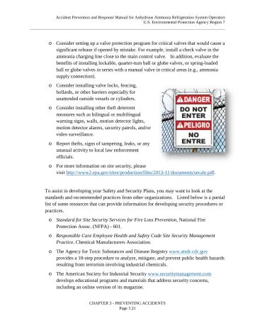 Page 35: Consider setting up a valve protection program for critical valves that would cause a…