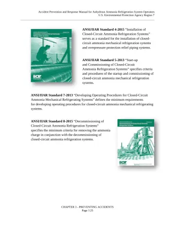 Page 39: ANSI/IIAR Standard 4-2015 “Installation of Closed-Circuit Ammonia Refrigeration Systems”…