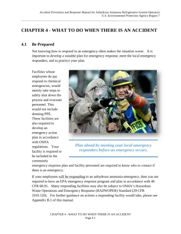 Page 41: CHAPTER 4 - WHAT TO DO WHEN THERE IS AN ACCIDENT