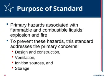 Slide 38: Purpose of Standard