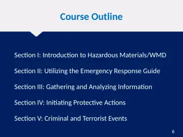 Slide 6: Course Outline