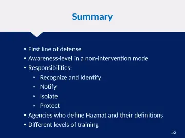 Slide 52: Summary