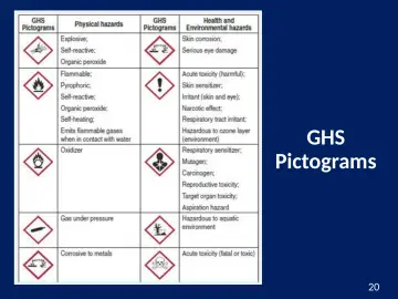 Slide 20: GHS