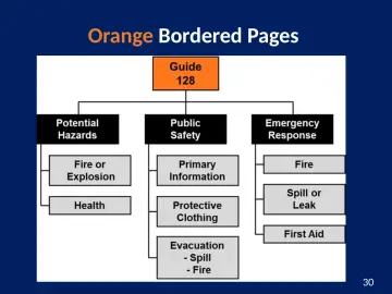 Slide 30: Orange Bordered Pages