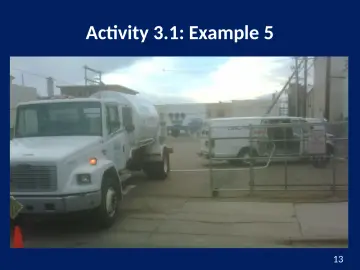 Slide 13: Activity 3.1: Example 5