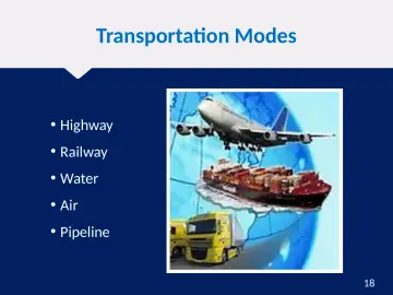 Slide 18: Transportation Modes