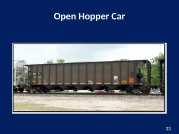 Slide 33: Open Hopper Car