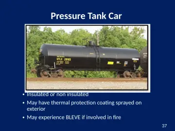 Slide 37: Pressure Tank Car