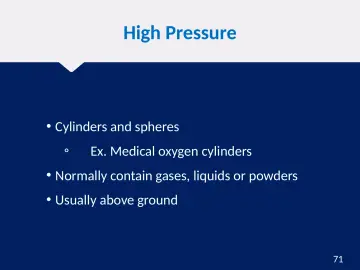 Slide 71: High Pressure