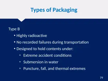 Slide 79: Types of Packaging