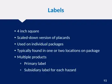 Slide 93: Labels