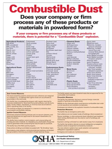 Page 1: Combustible Dust