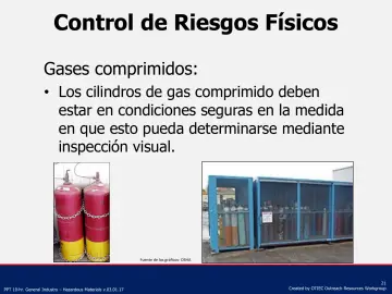 Slide 21: Control de Riesgos Físicos