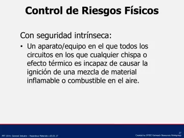 Slide 27: Control de Riesgos Físicos