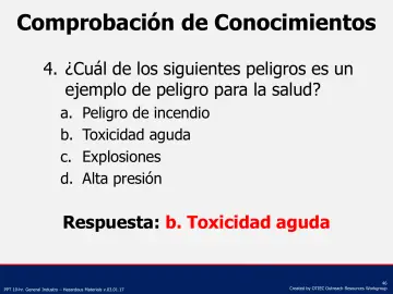 Slide 46: Comprobación de Conocimientos