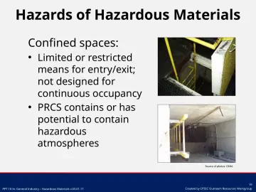 Slide 19: Hazards of Hazardous Materials