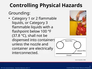 Slide 26: Controlling Physical Hazards