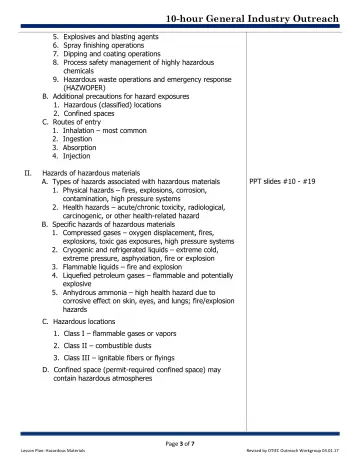 Page 3: 5. Explosives and blasting agents