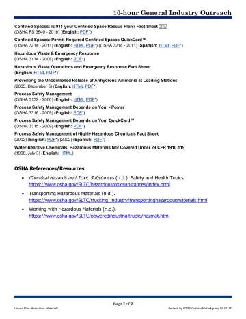 Page 7: Confined Spaces: Is 911 your Confined Space Rescue Plan? …