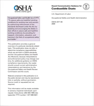 Page 2: Combustible Dusts