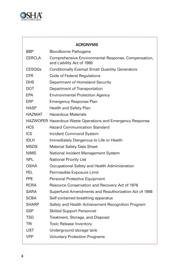Page 6: ACRONYMS