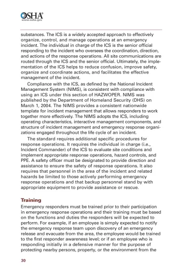 Page 32: substances. The ICS is a widely accepted approach to effectively organize, control, and…