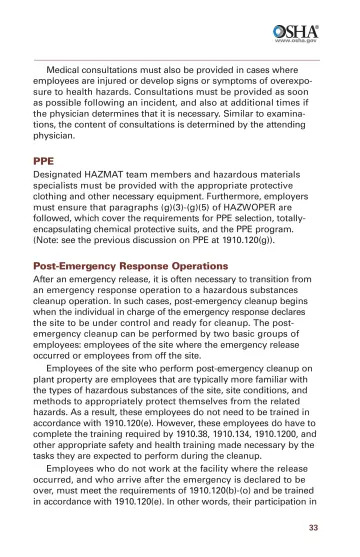 Page 35: Medical consultations must also be provided in cases where employees are injured or…