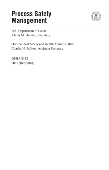 Page 3: Process Safety Management