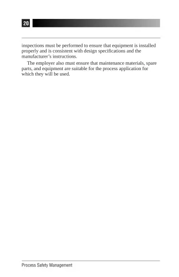 Page 24: inspections must be performed to ensure that equipment is installed properly and is…