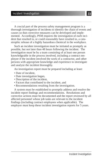 Page 27: Incident Investigation