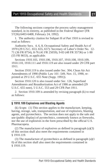 Page 31: Part 1910-Occupational Safety and Health Standards