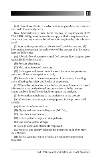 Page 35: (vii) Hazardous effects of inadvertent mixing of different materials that could…