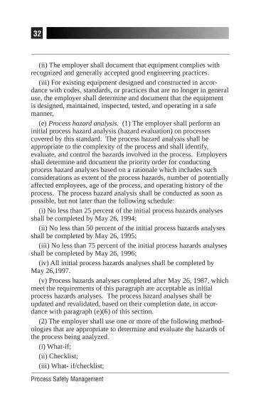 Page 36: (ii) The employer shall document that equipment complies with recognized and generally…