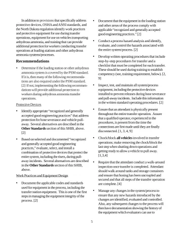 Page 5: In addition to provisions that specifically address protective devices, OSHA and ANSI…