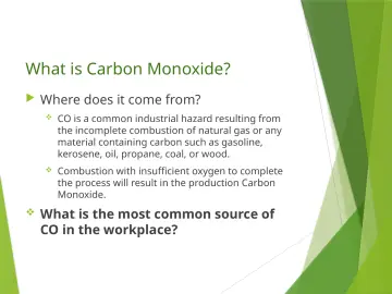 Slide 10: What is Carbon Monoxide?
