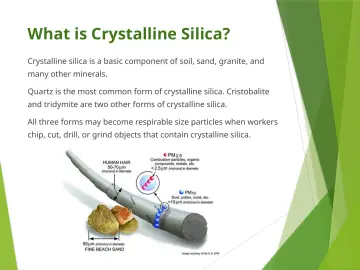 Slide 57: What is Crystalline Silica?
