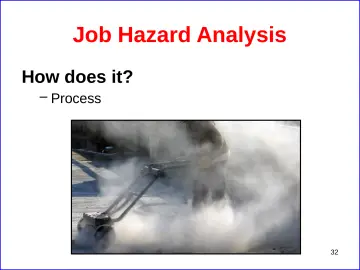 Slide 32: Job Hazard Analysis