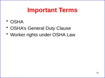 Slide 37: Important Terms