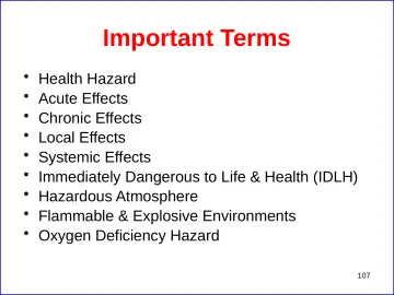 Slide 107: Important Terms