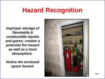 Slide 132: Hazard Recognition