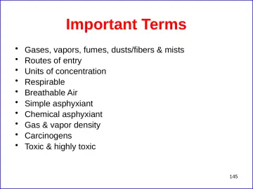 Slide 145: Important Terms