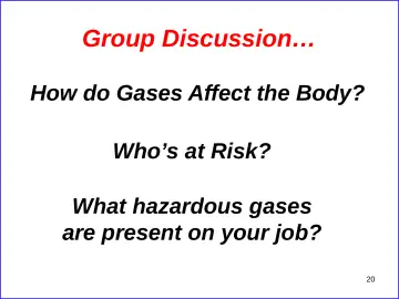 Slide 20: Group Discussion…