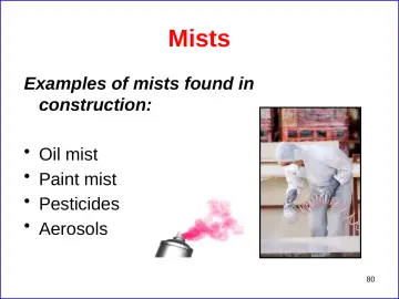 Slide 80: Mists