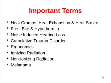 Slide 90: Important Terms