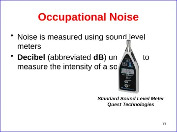 Slide 99: Occupational Noise
