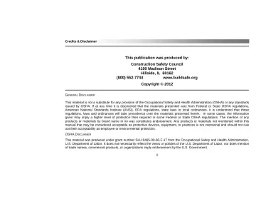 Page 2: Credits & Disclaimer