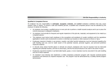 Page 5: Job-Site Responsibility & Authority