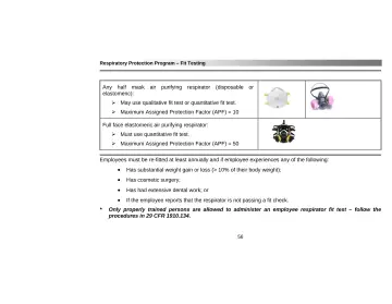 Page 60: May use qualitative fit test or quantitative fit test.