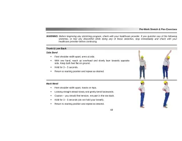 Page 73: Pre-Work Stretch & Flex Exercises